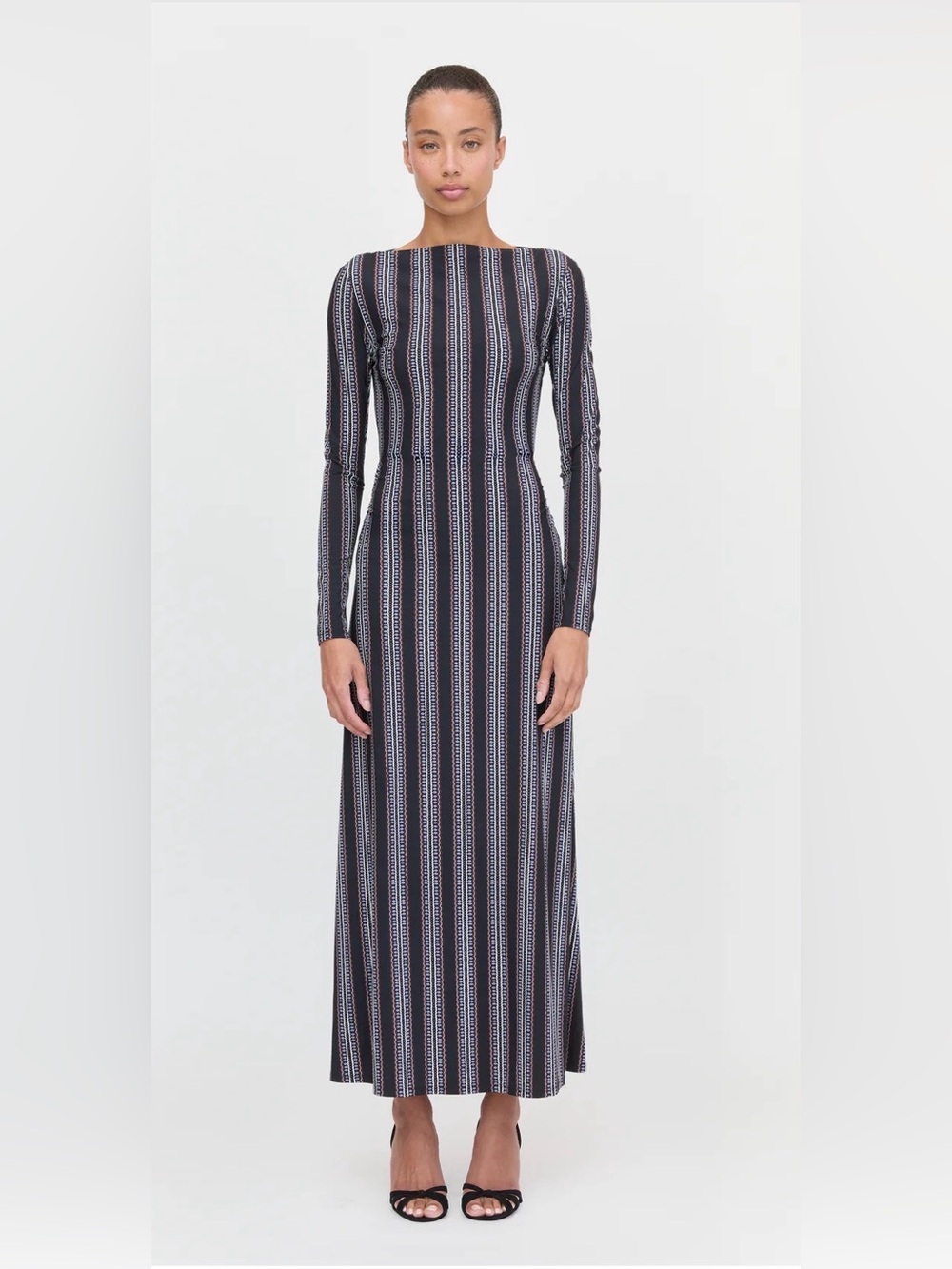 NWT Hill House Selene Striped Maxi Dress - size xsmall